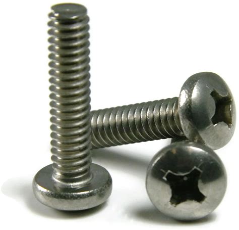 phillips pan head machine screws